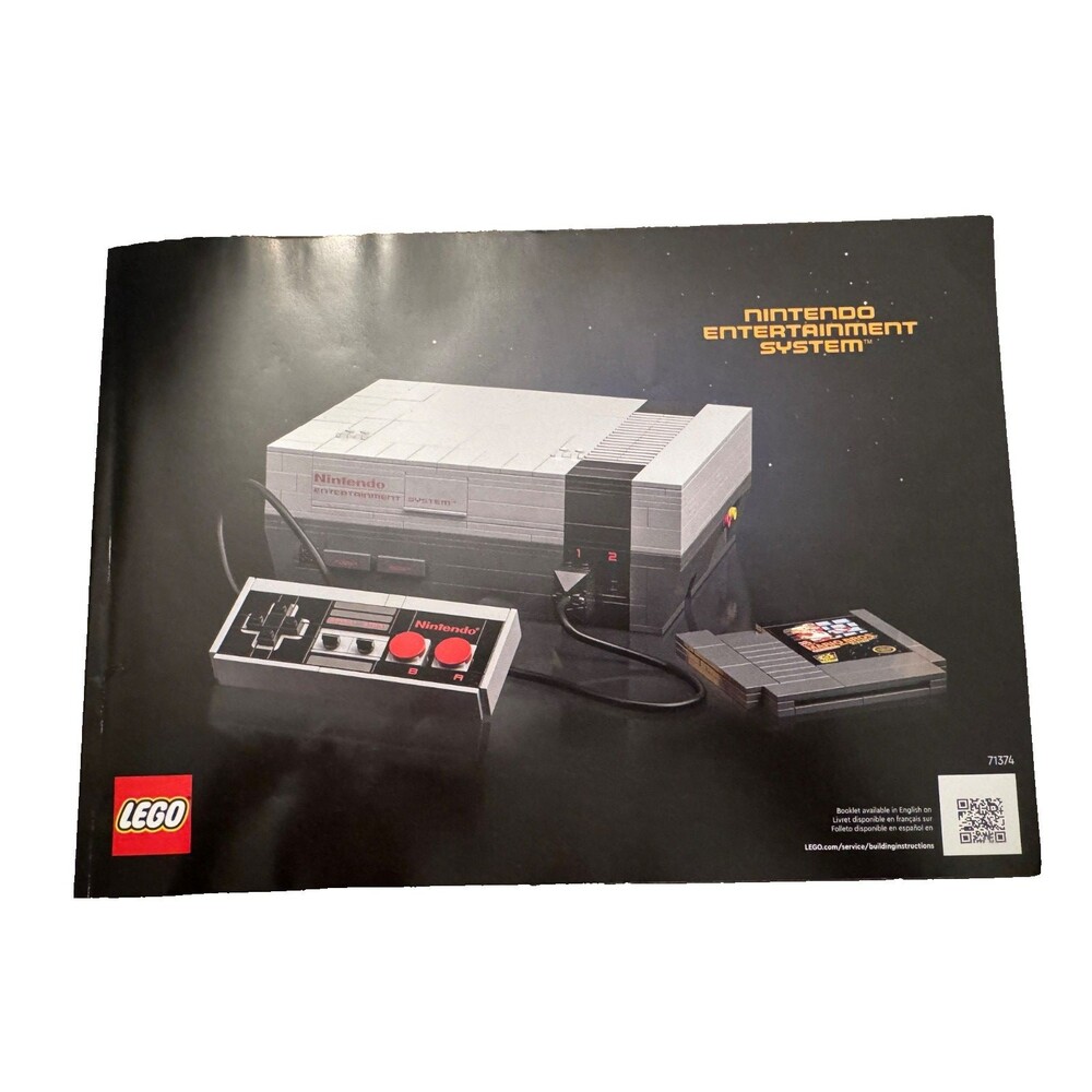 LEGO Nintendo Entertainment System (#71374) Console Instruction Booklet Only